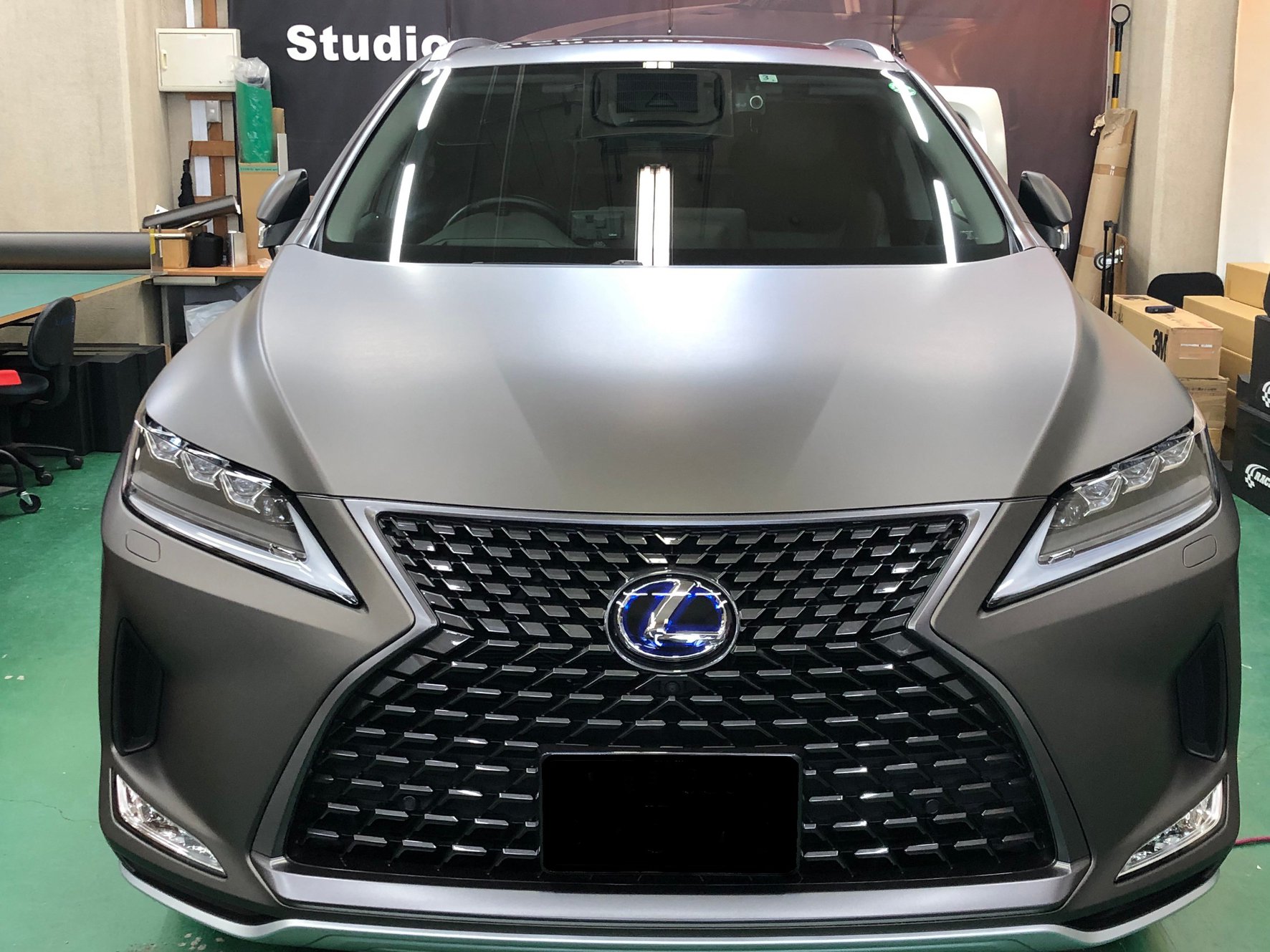 カーラッピング lappsラップスymg1 - LEXUS RX450hL フルラッピング 
