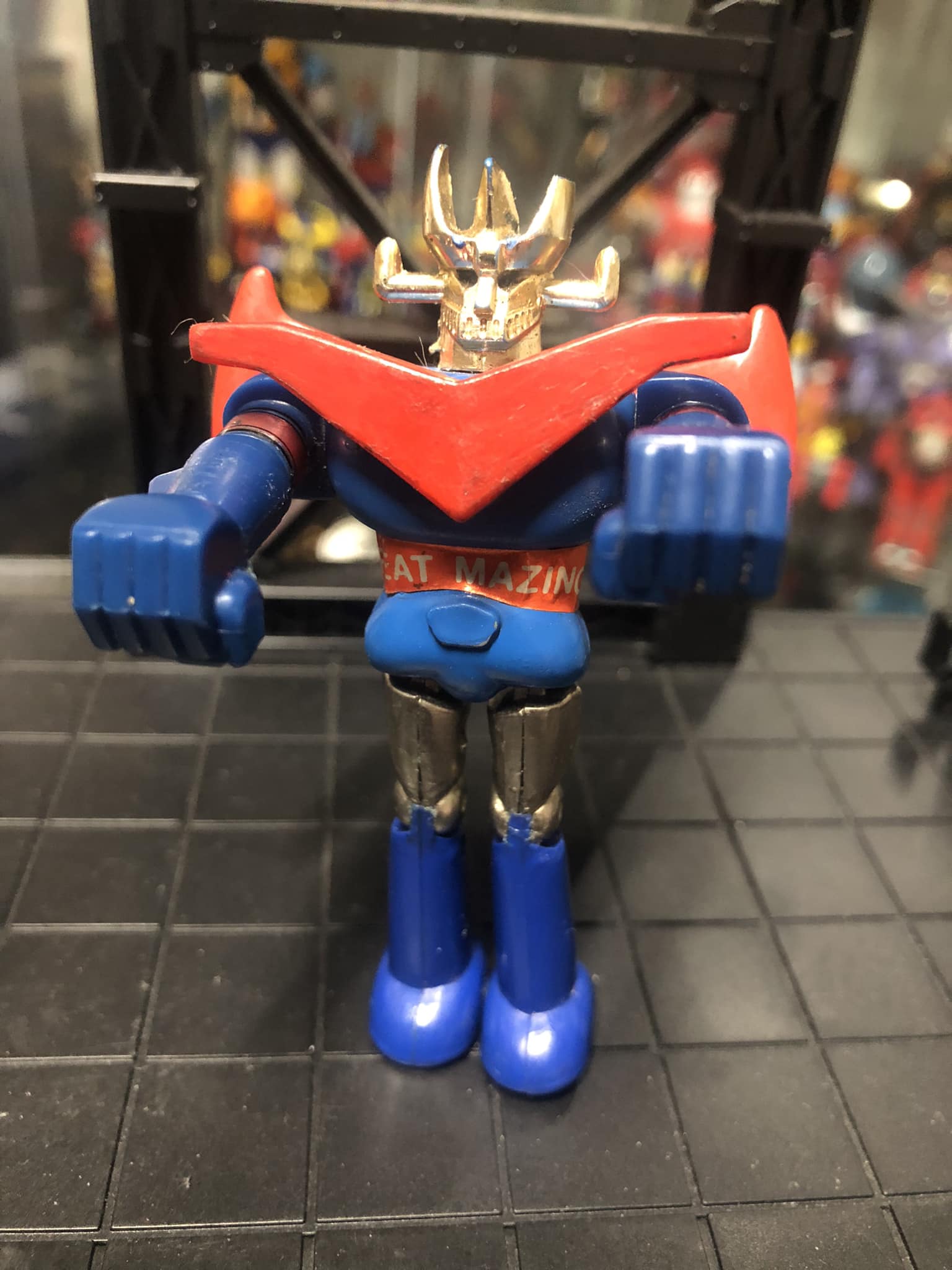 Pendentif Métal Tête De Goldorak (Goldrake) - Robot UFO - Licence Go Nagai Originale - Neuf - 7 Cm