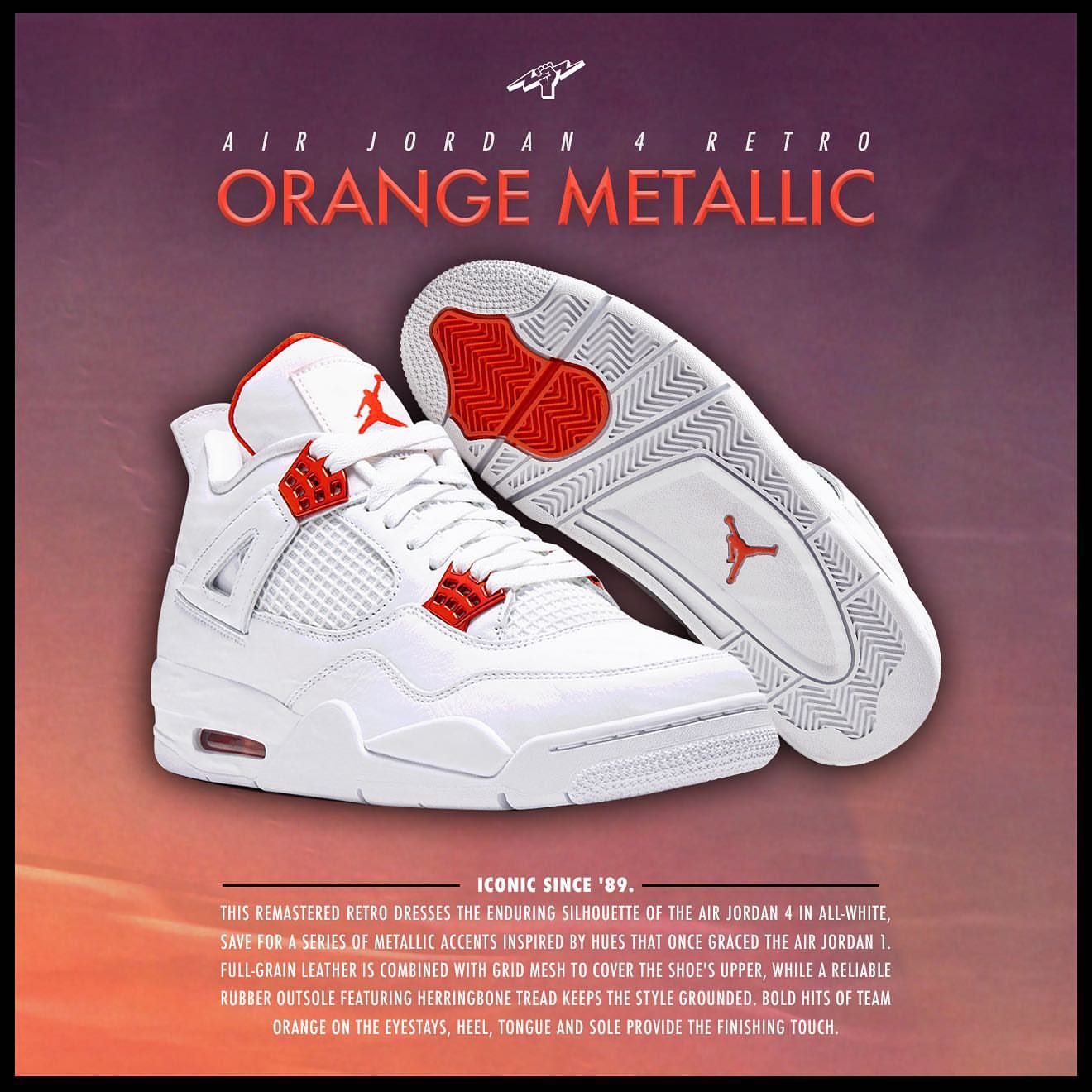 Air Jordan 4 Retro “Orange & Black”???