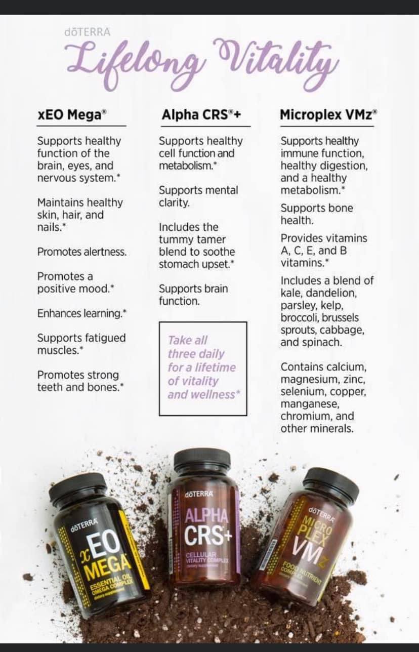 dōTERRA Lifelong Vitality Pack® is full of essential nutrients