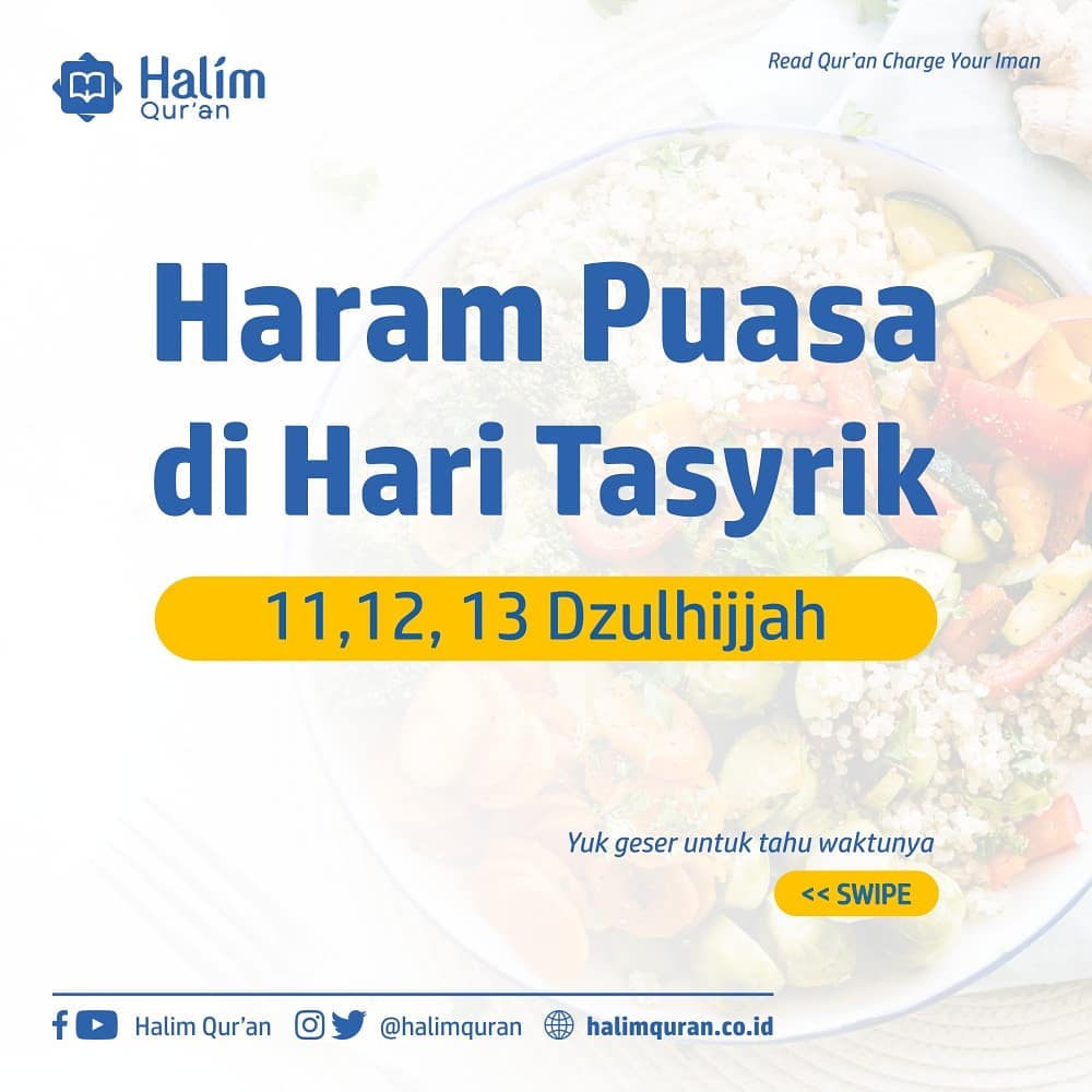 Halim Qur An Hari Tasyrik Haram Puasa Sebagaimana Sabda Facebook