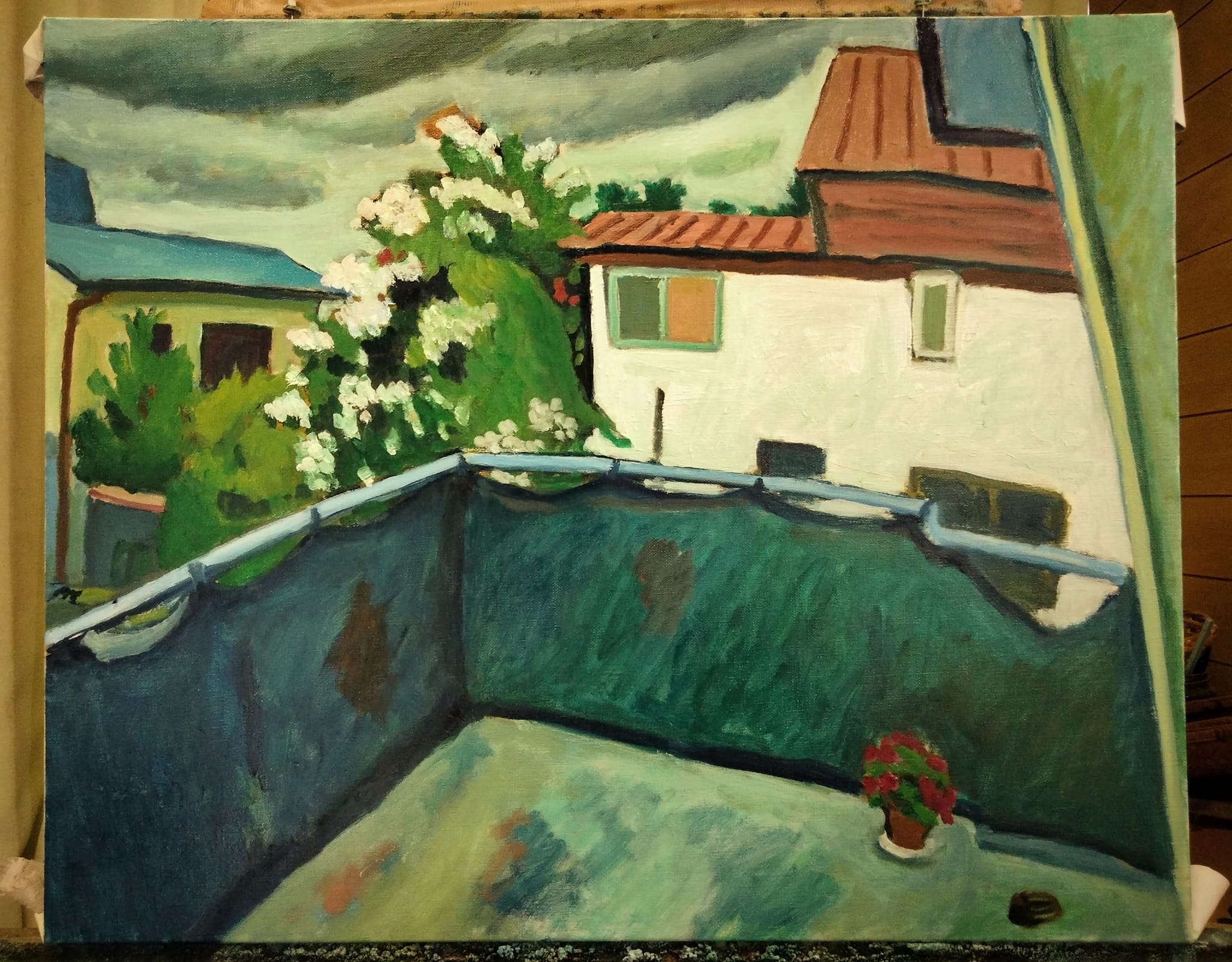 絵画とそのプロセス — / a painting and its process — / una pintura