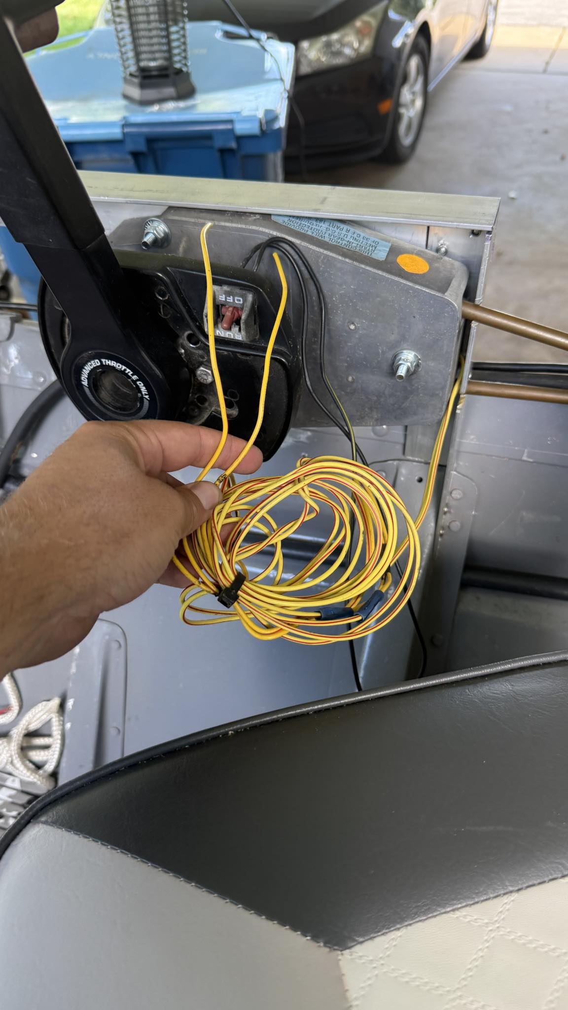 IHI IS-55-UX Throttle Cable and Seals