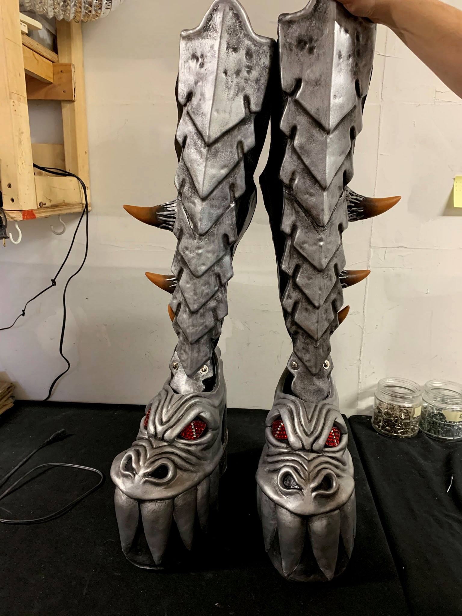 KISS - KISS: The Demon - MONSTER Official Replica Boots Mounting the ...