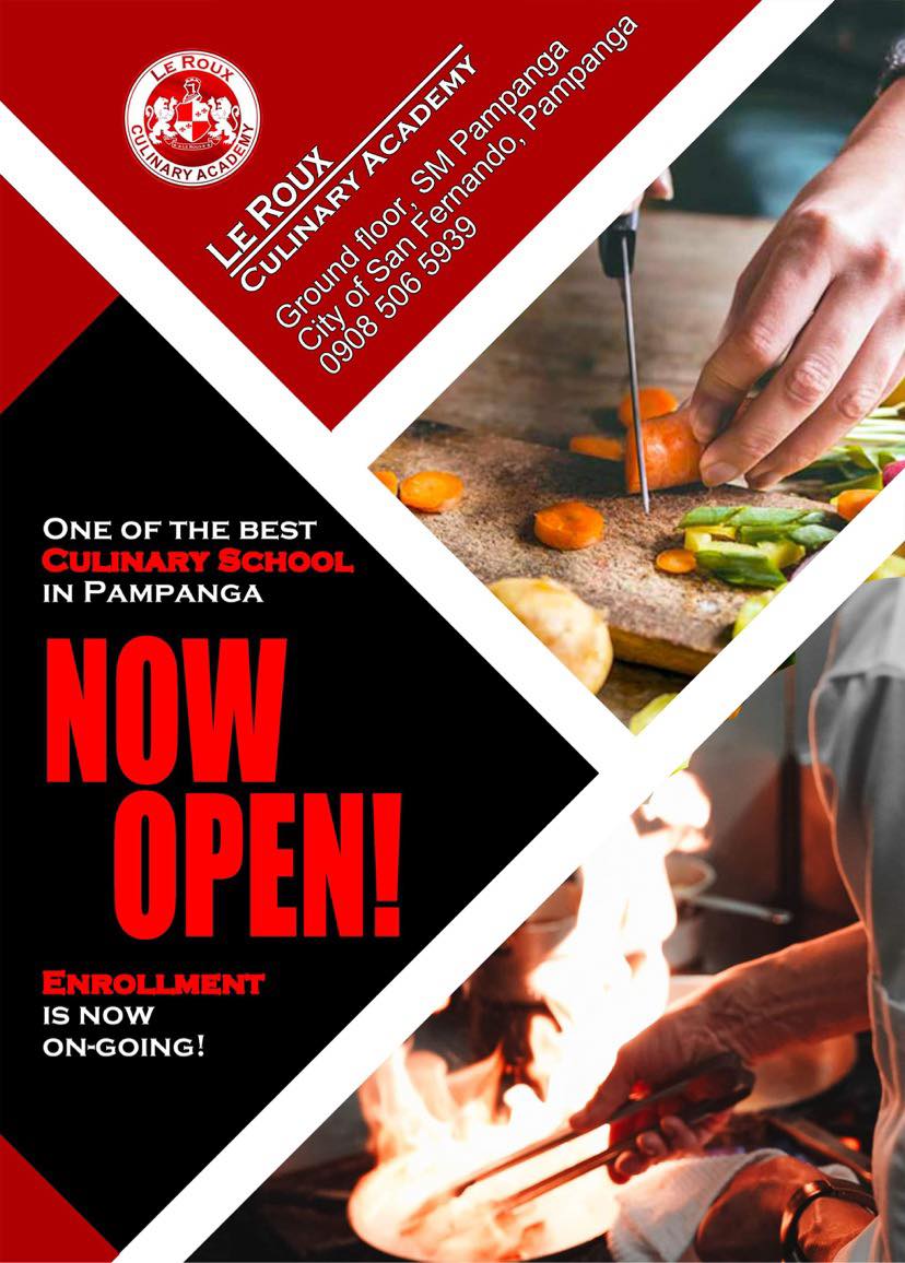 SM Pampanga branch is FINALLY... - Le Roux Culinary Academy | Facebook