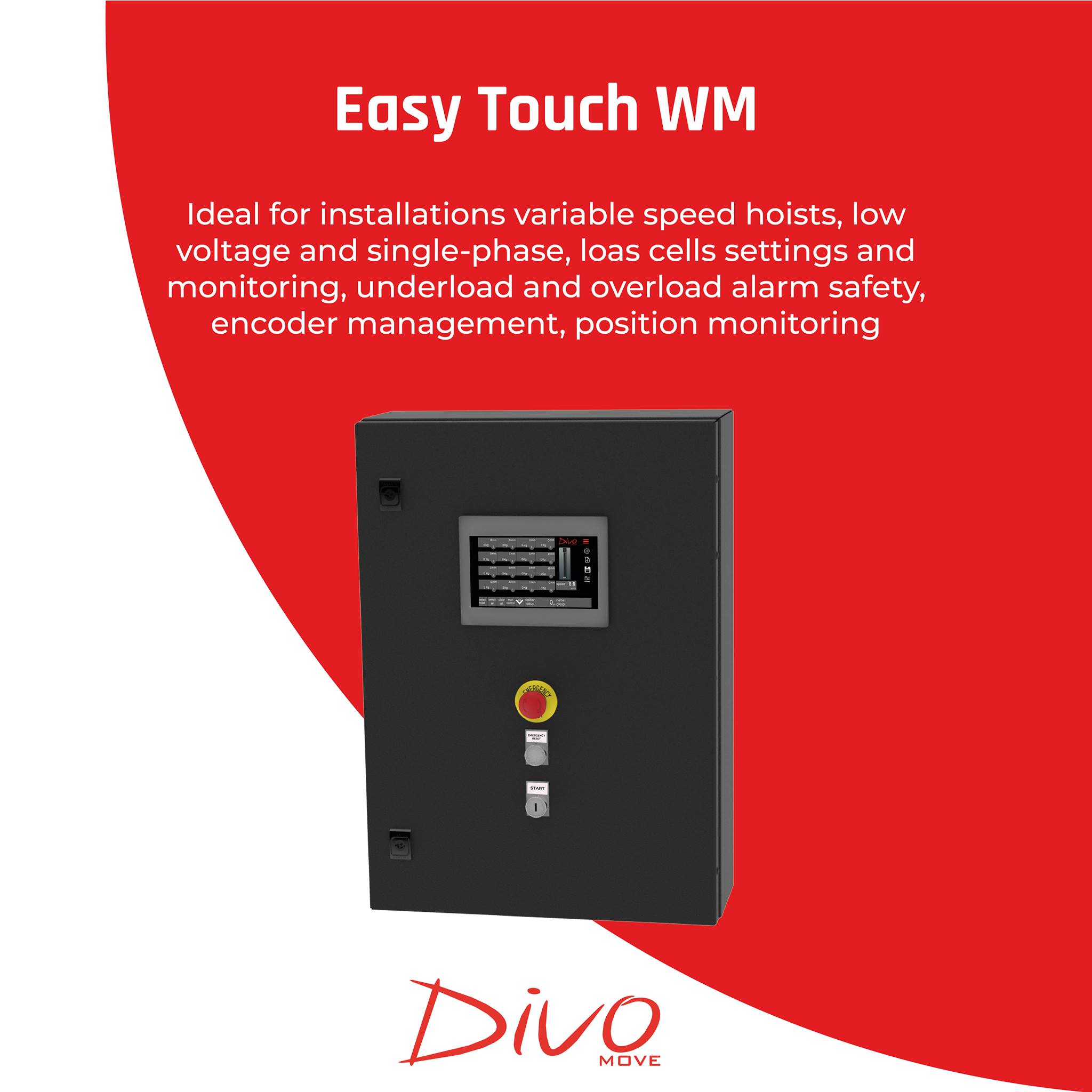 UNIRIG Srl - EASY TOUCH WM is ideal for installation with... | Facebook