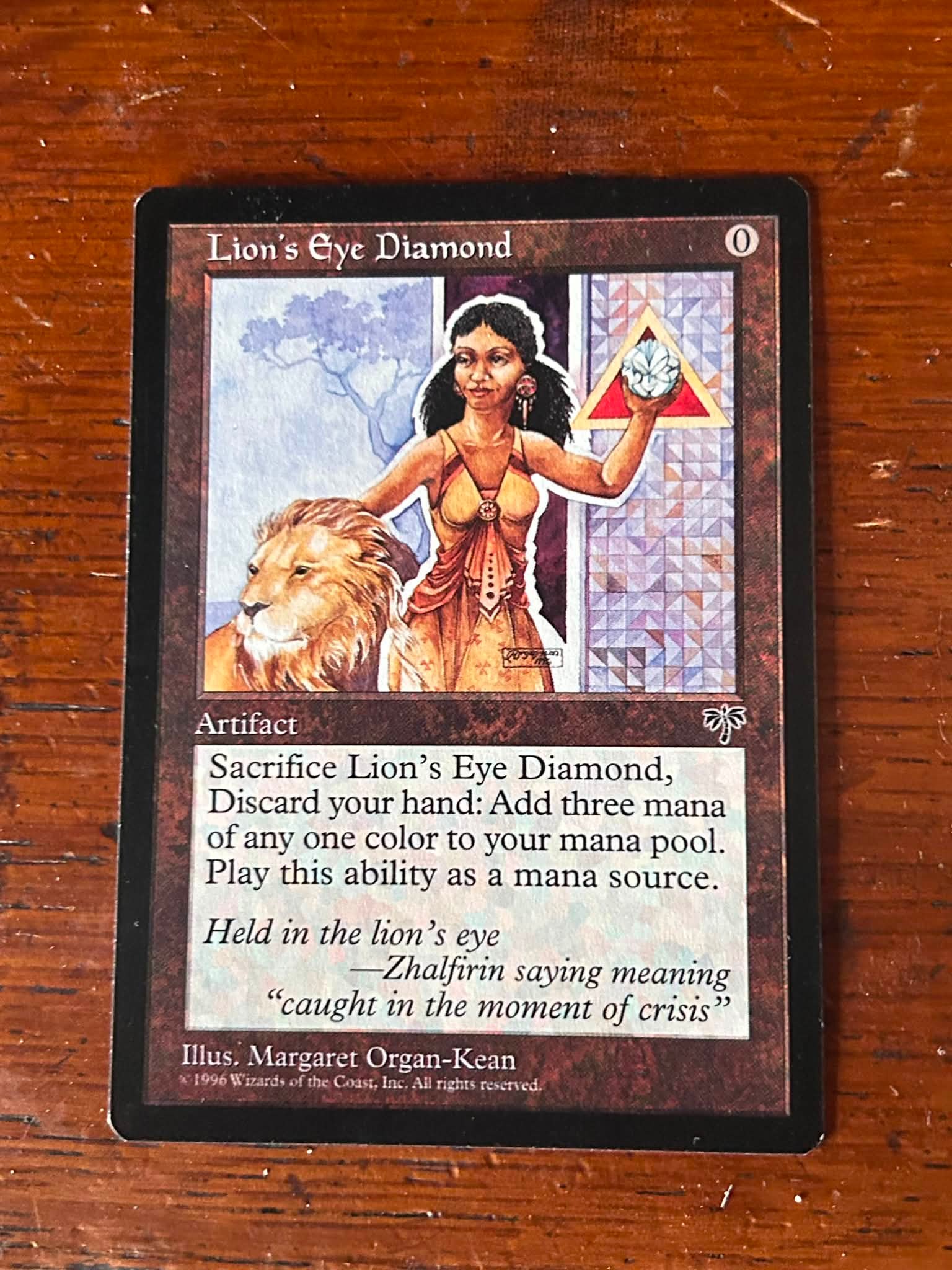 Looking for a well loved English Lion's Eye Diamond. MUST be