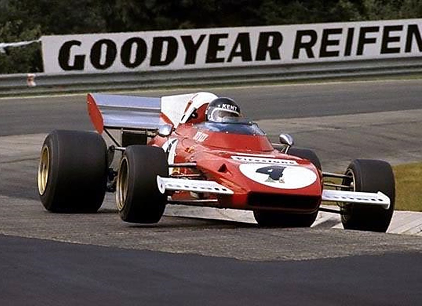 Ferrari 312B2 Jacky Ickx drove to 1972 Nurburgring GP victory