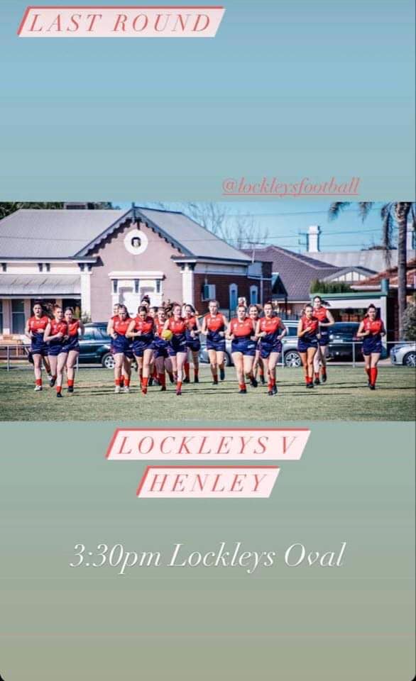 Get down to Lockleys Oval this... - Lockleys Football Club | Facebook