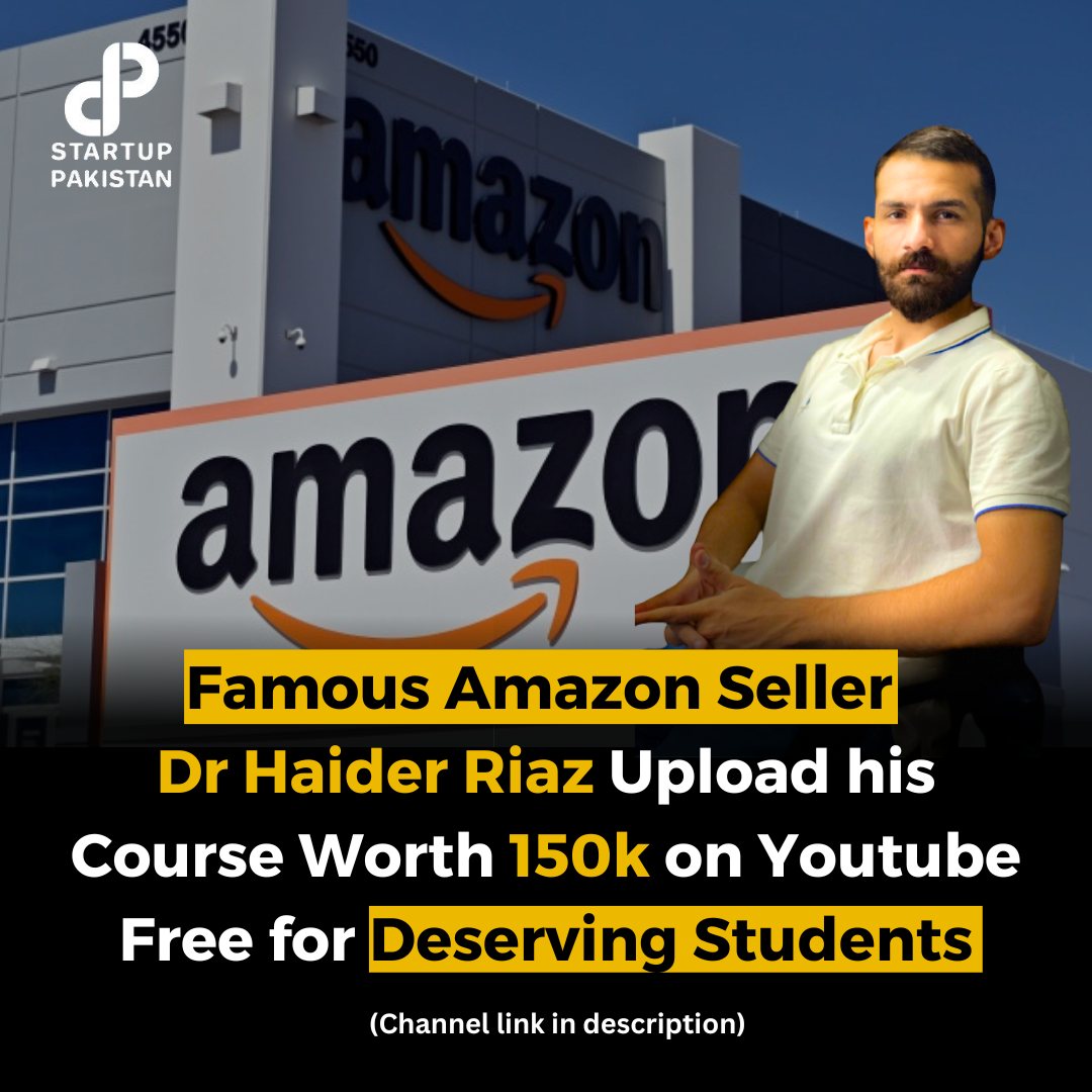 Dr. Haider Riaz, a renowned Amazon... - EXT Digital Agency | Facebook