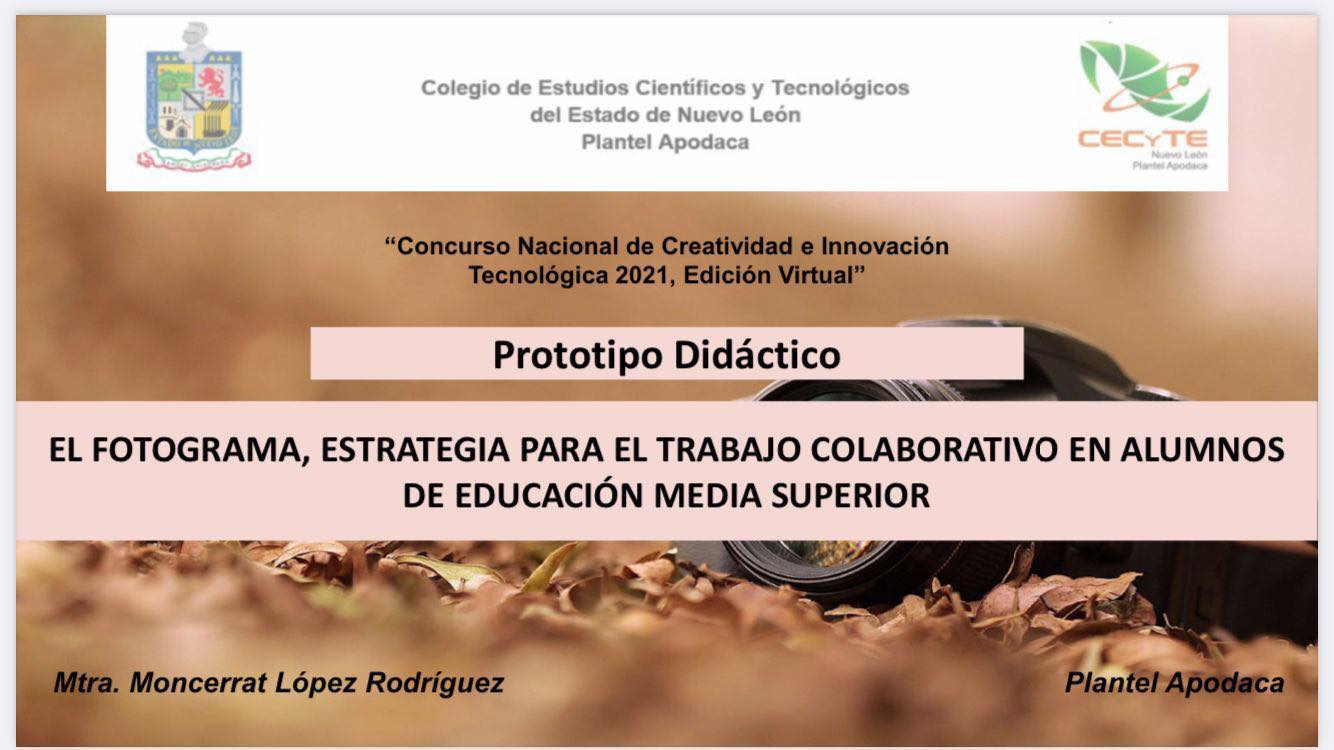 La comunidad educativa del CECyTENL y... - Cecyte Nuevo León