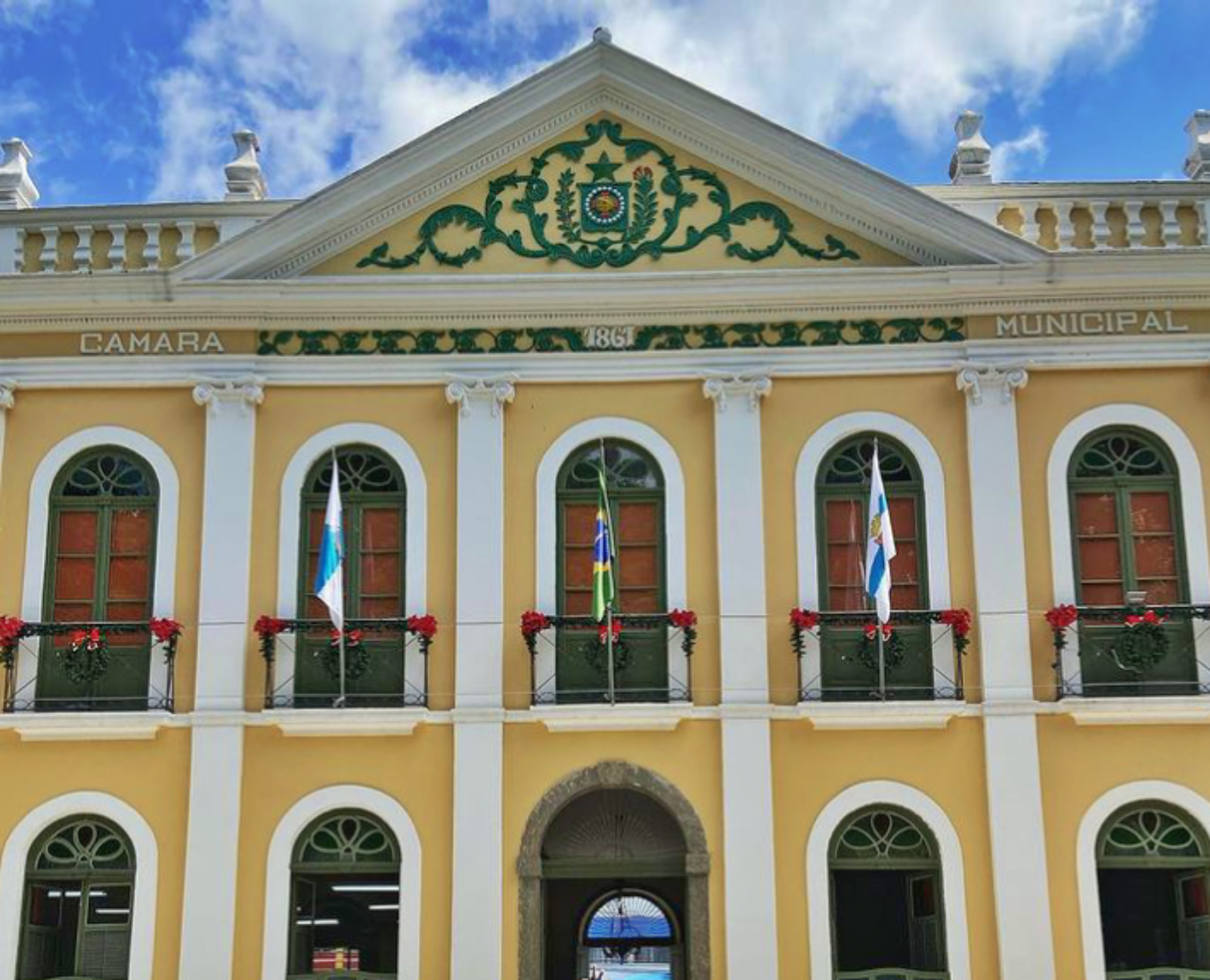 Brazil - O Palácio Barão de Guapy, construído em 1861 por Joaquim José ...