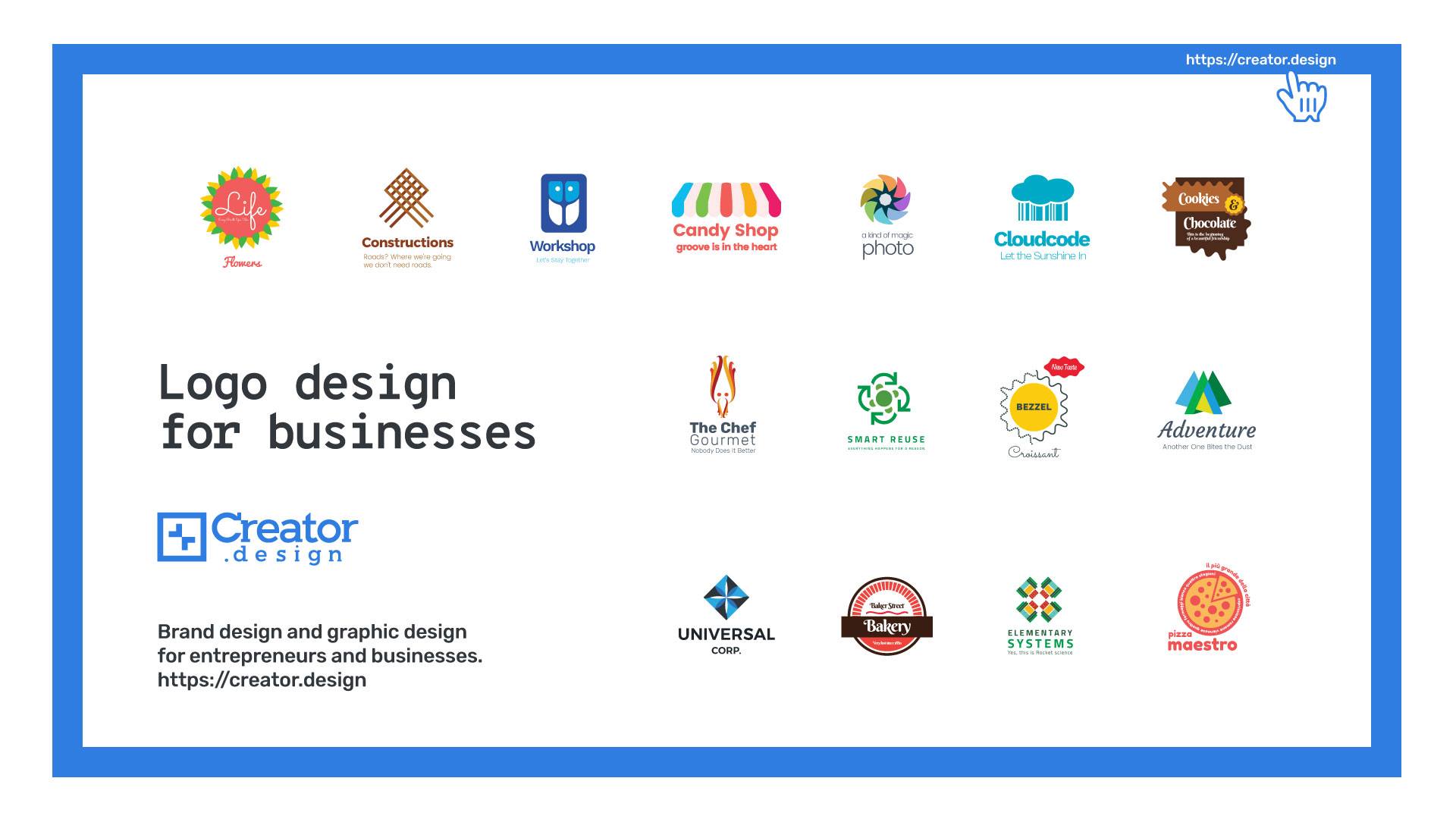Creator.Design - Have a brand logo for your project? Just choose one ...