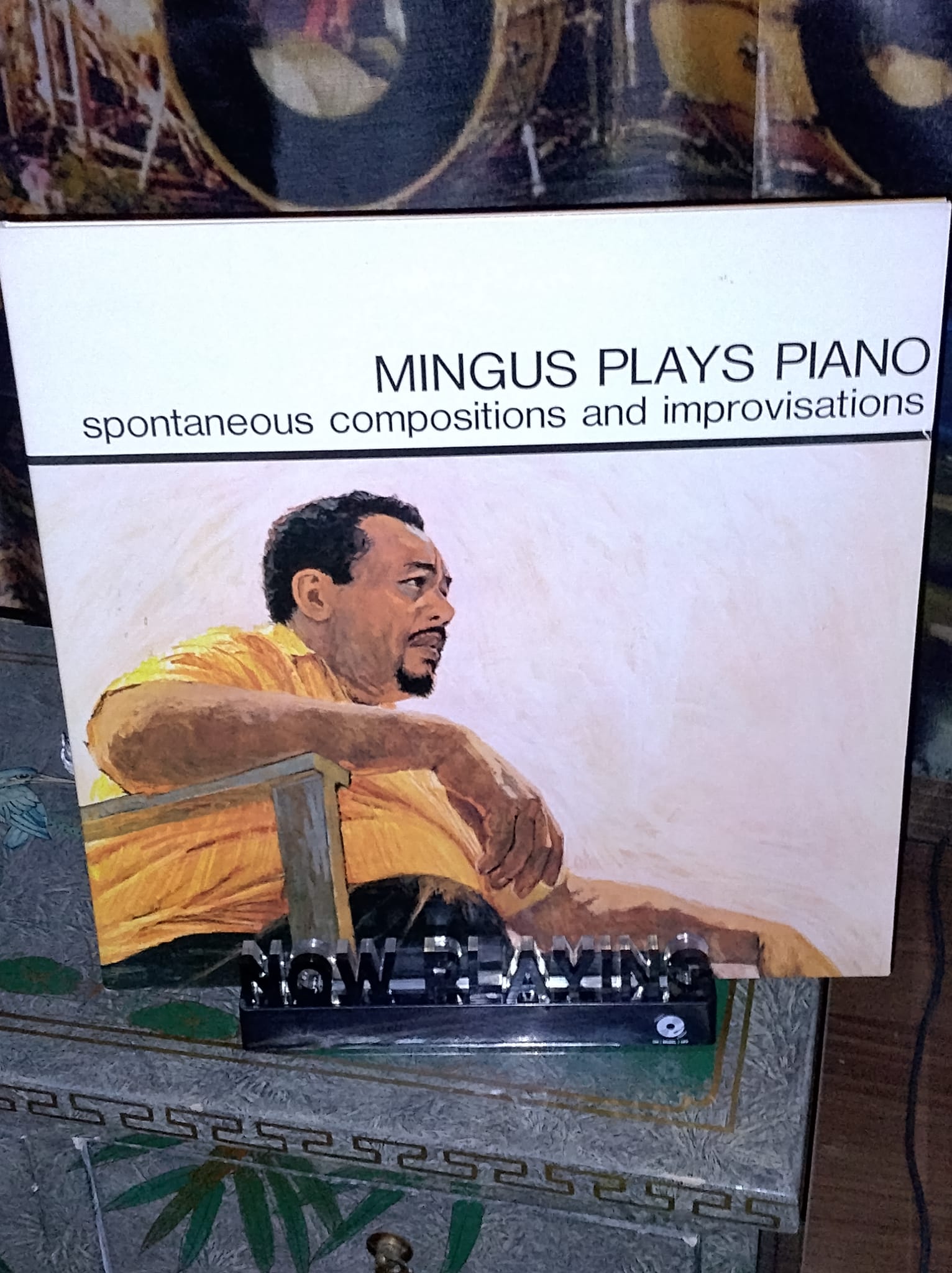 Rare 1964 German pressing of Charles Mingus' MINGUS PLAYS PIANO album