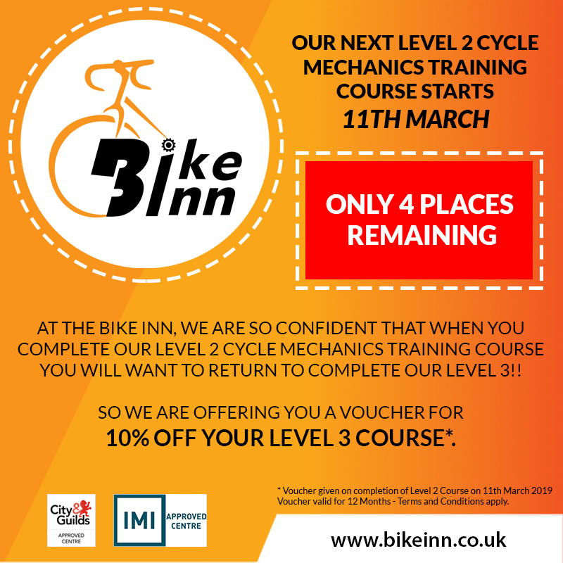 Bike Inn - Only 4 places available for our next Level 2... | Facebook