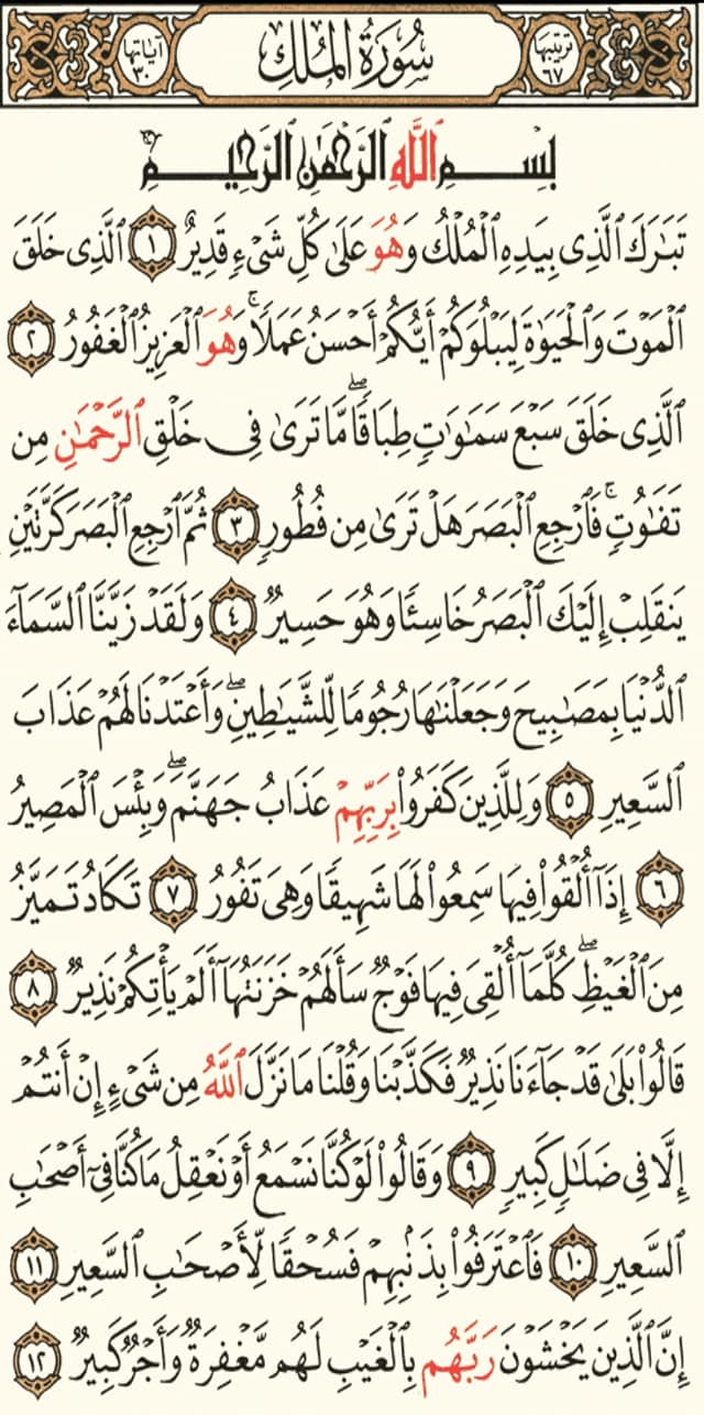 كن مع الله | سورة الملك 🌹 | Facebook