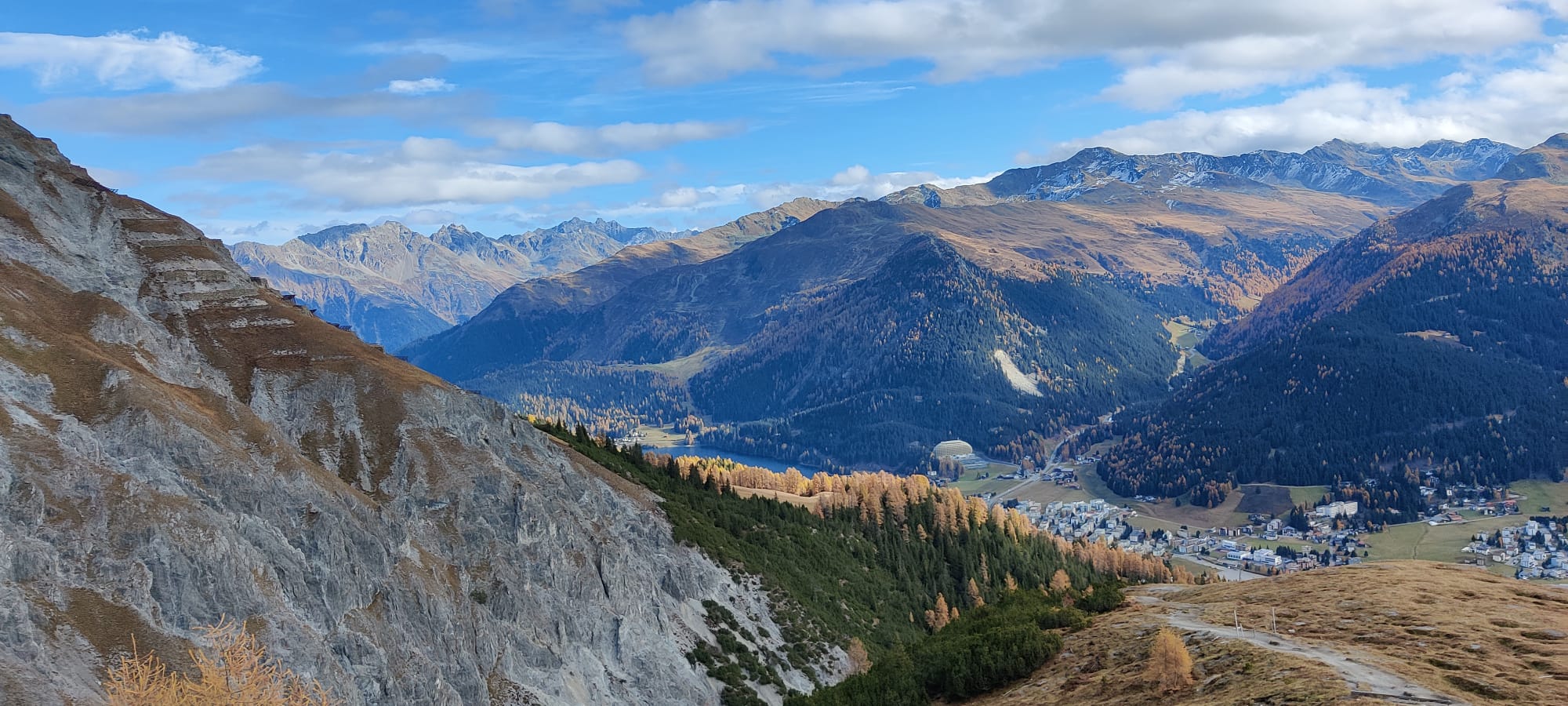 Calatorul Multumit - Panorama, lacul si orasul Davos | Facebook