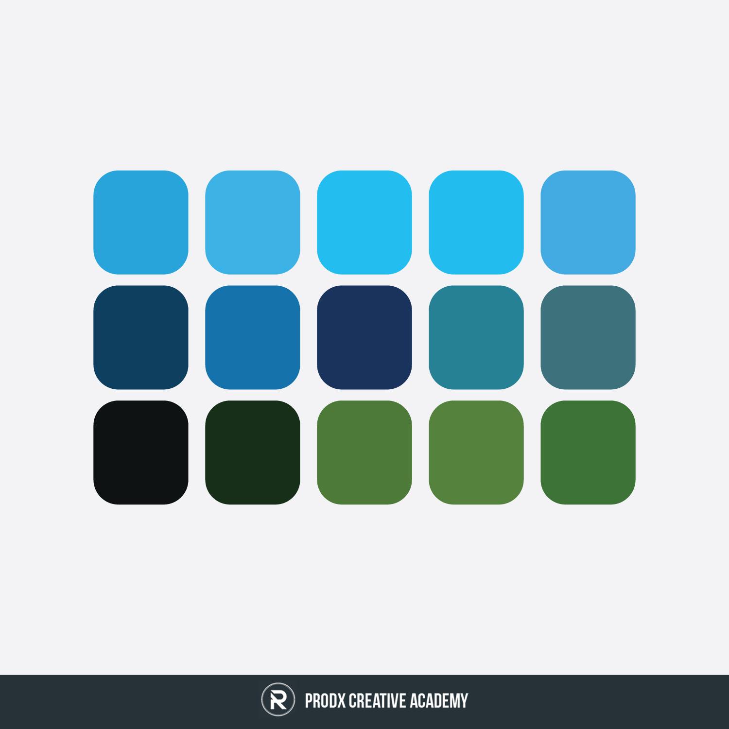 Learny - แจก 7 Color palette สีฟ้าสุดคูล !!! . โดย...