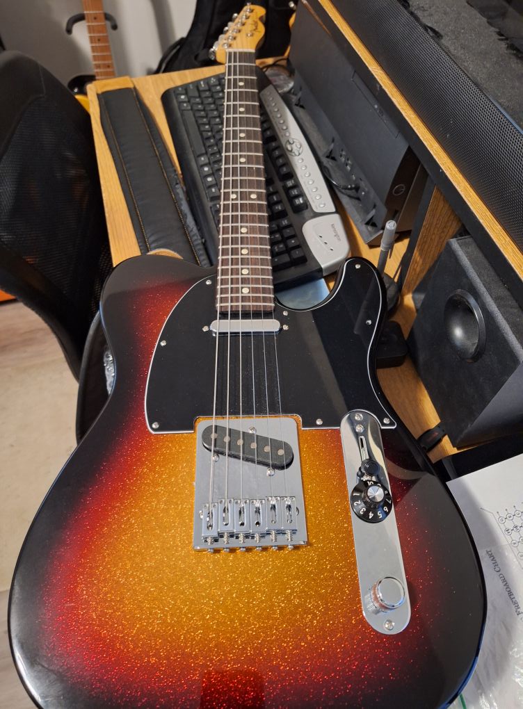 Upgraded Triumph Telecaster with Fender Noiseless pickups