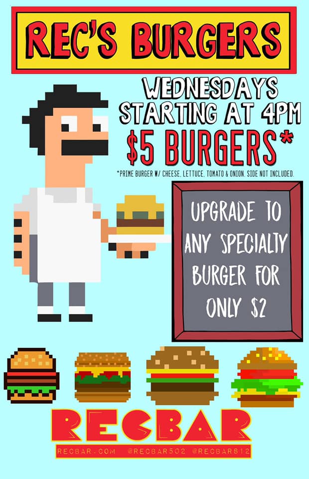 Recbar - The weekly awaited BURGER DAY AT Recbar is... | Facebook