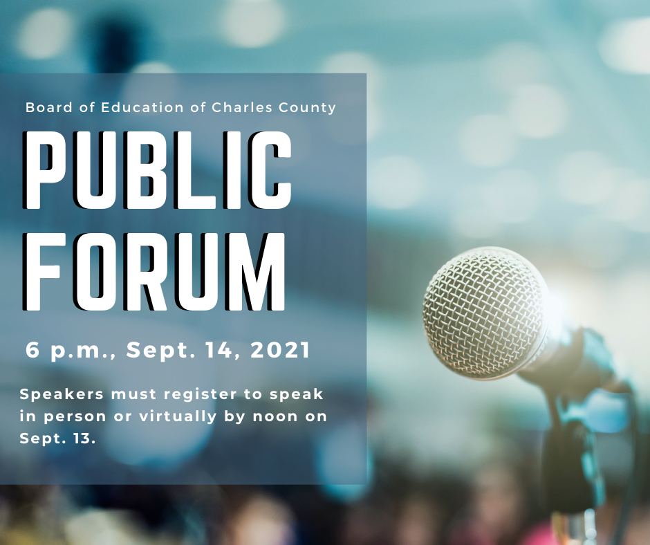 The Board of Education of... - Charles County Public Schools | Facebook
