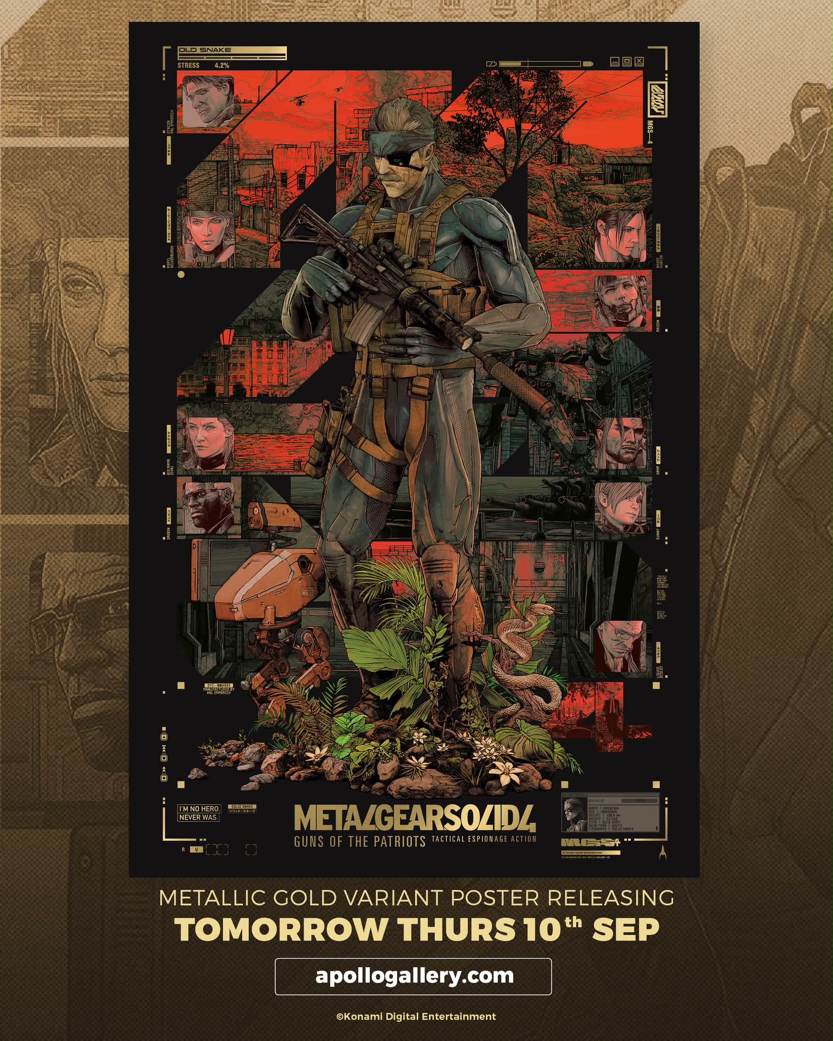 Metal Gear Solid 2: Sons of Liberty poster for sale