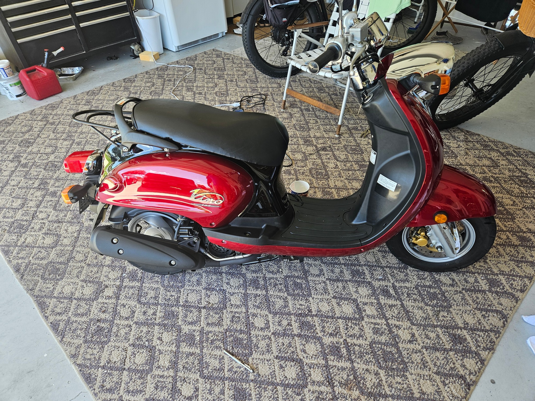 What is the value of a 2008 Yamaha Vino 125 scooter?