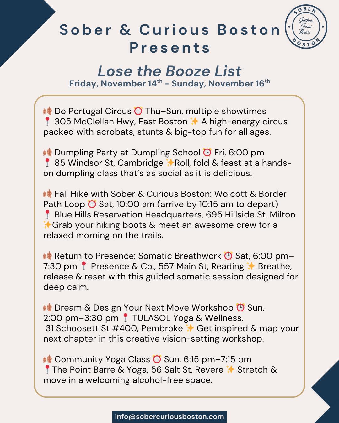 Sober & Curious Boston, MA events in Boston area