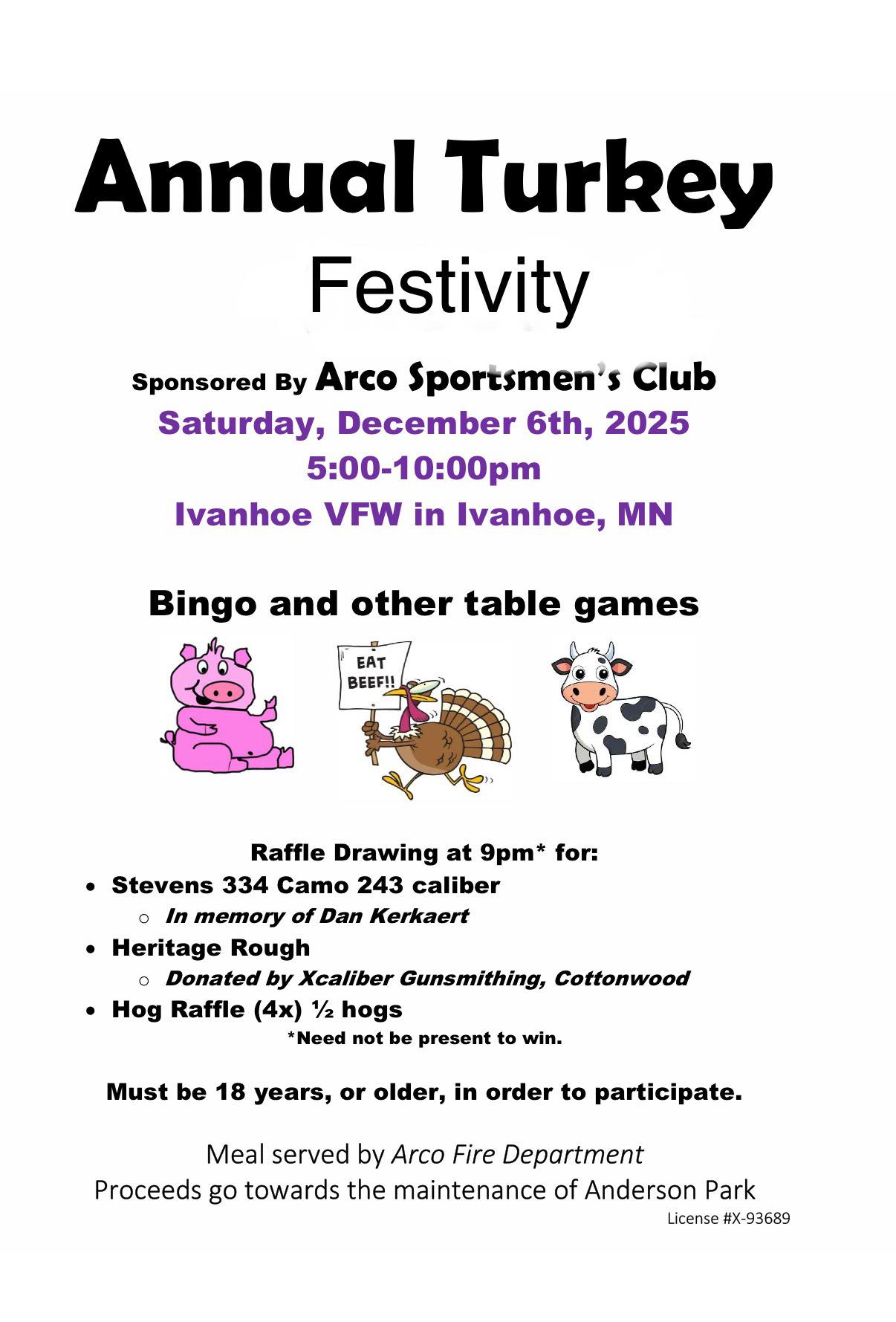 Arco - GET YOU pew-pew RAFFLE TICKETS! Drawing February 7, 2026 @ Arco ...