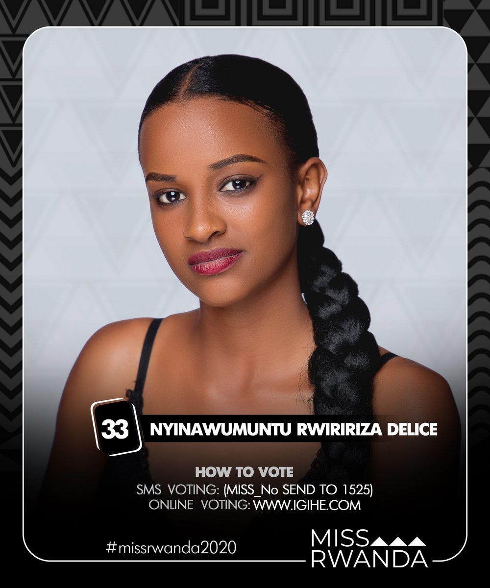 Miss Rwanda - Meet #MissRwanda2020 contestant Nyinawumuntu... | Facebook