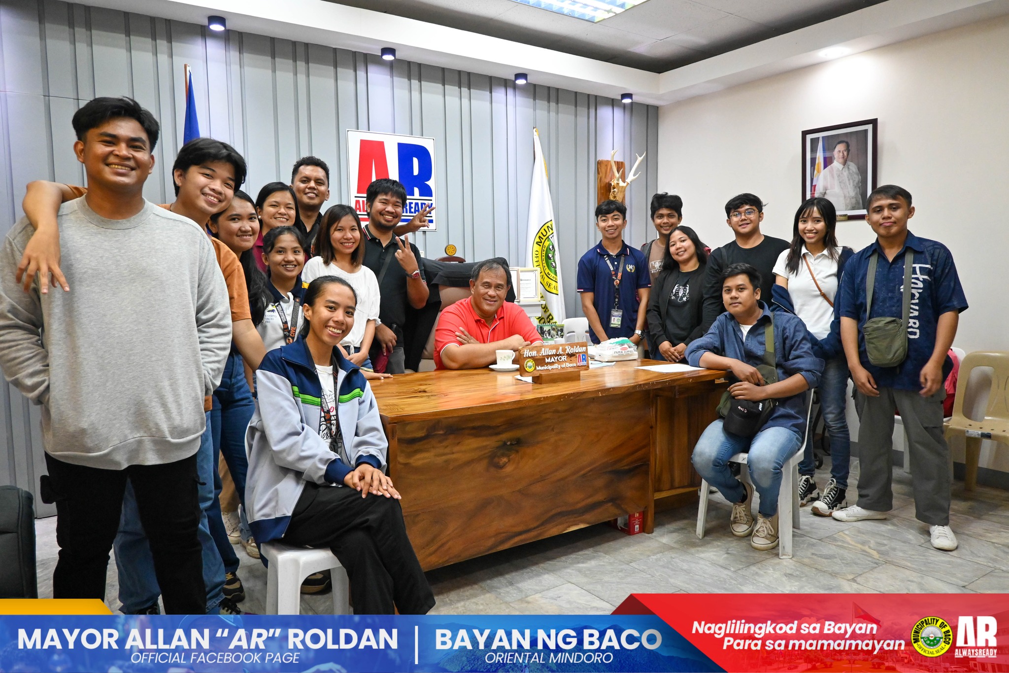 Bumisita sa tanggapan ni Mayor... - Mayor Allan 