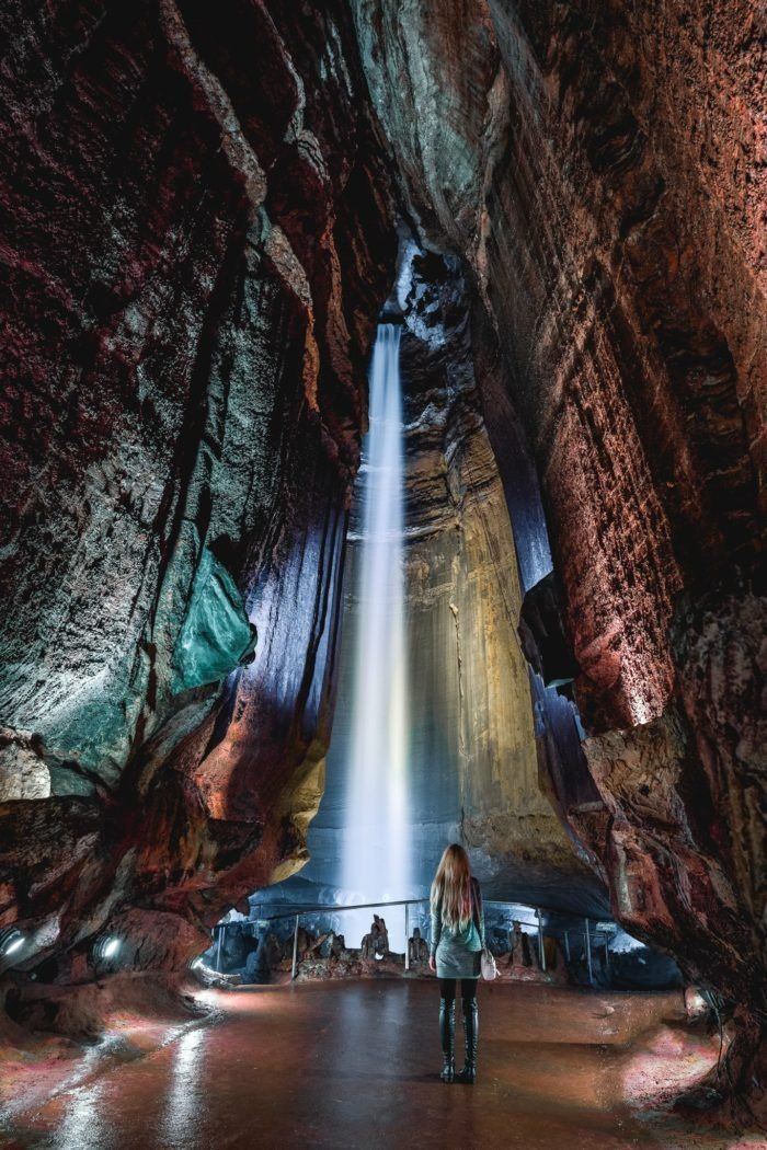 What's inside Ruby Falls?! 🤔 💧A breathtaking underground