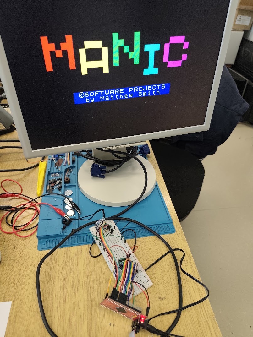 Turning ZX Spectrum SCR files into VGA images with EEPROM and CPLD