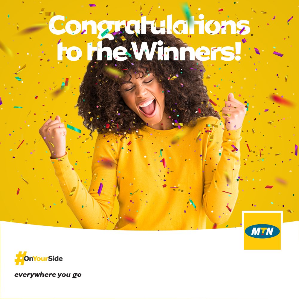 MTN Zambia - Congratulations to the 8 winners from... | Facebook
