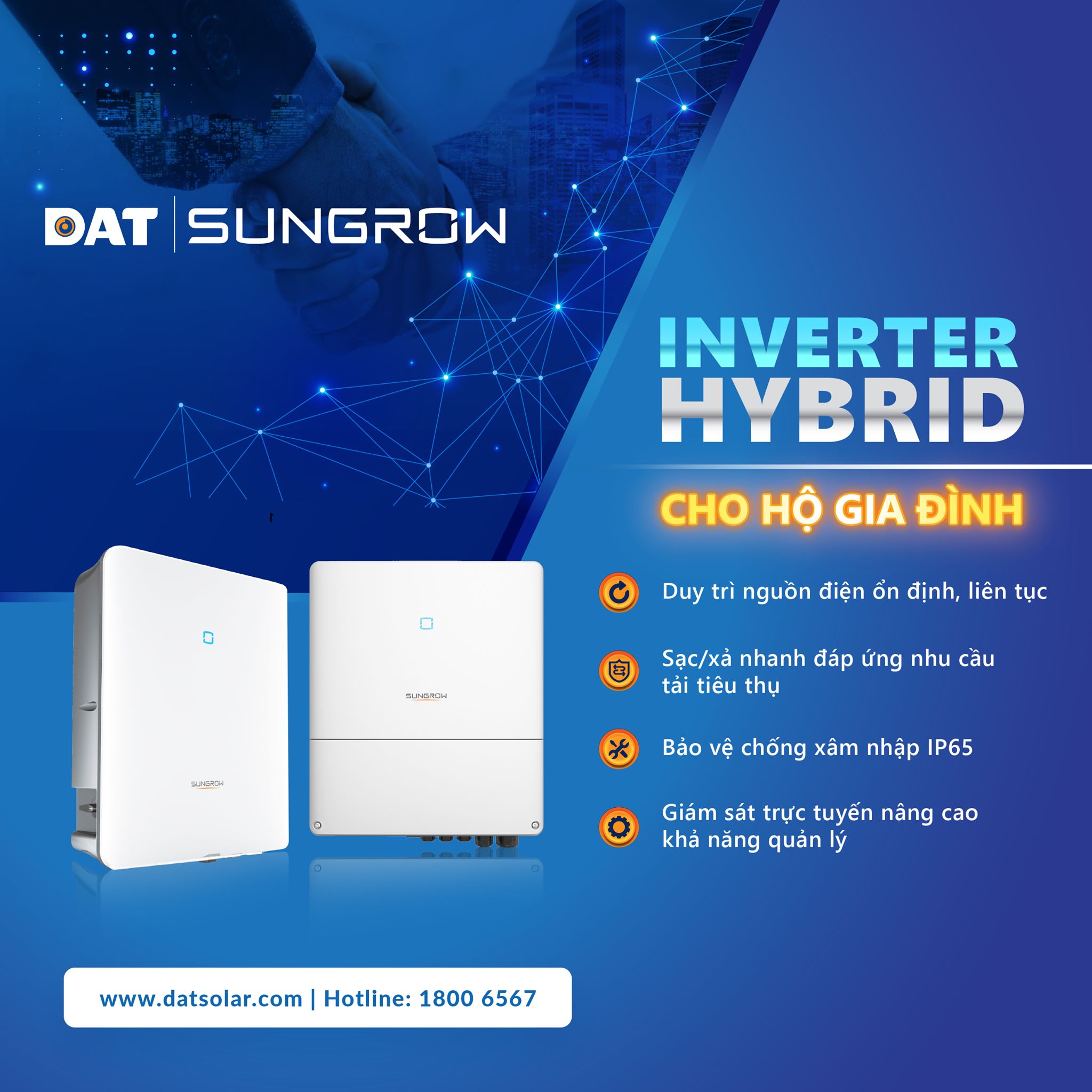 DAT SOLAR - Đối với giải pháp lưu trữ điện Hybrid cho hộ gia đình, để ...