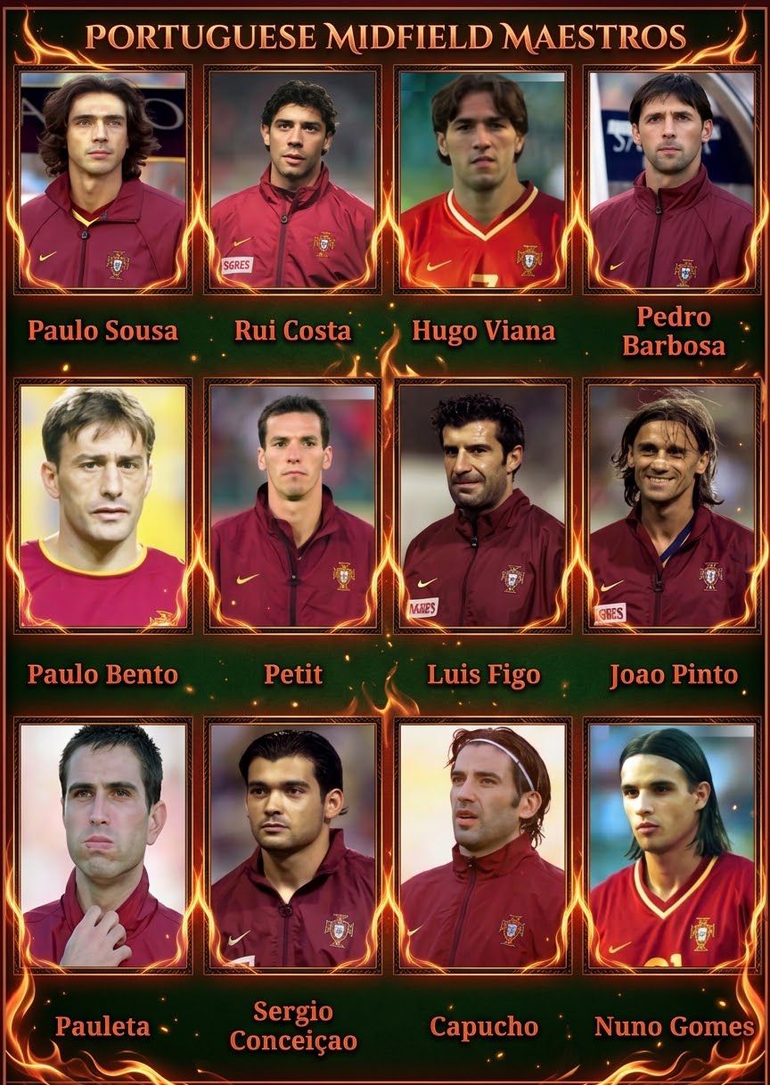 Portugal midfielder squad world cup 2002 💥 #football