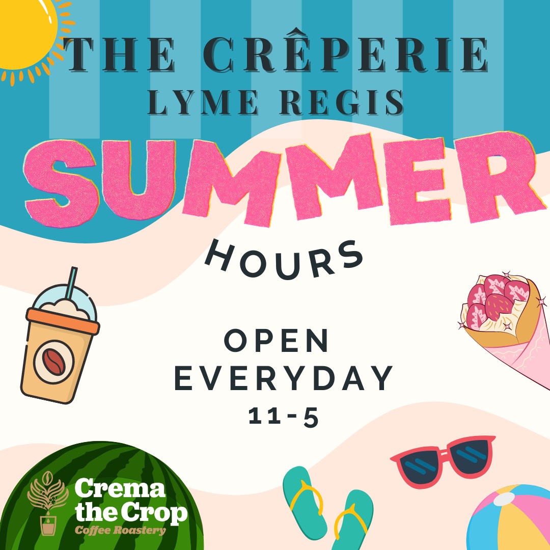 Crema the Crop Coffee Roastery - The Creperie in Lyme Regis will be ...