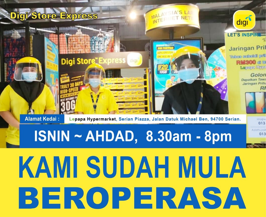 HAI, BERITA BAIK UNTUK... - Digi Store Express Lite Serian | Facebook