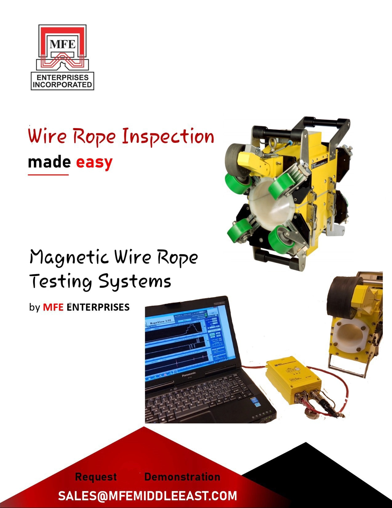 MFE - Magnetic Wire Rope Inspection Systems by MFE Enterprises, Inc. In ...