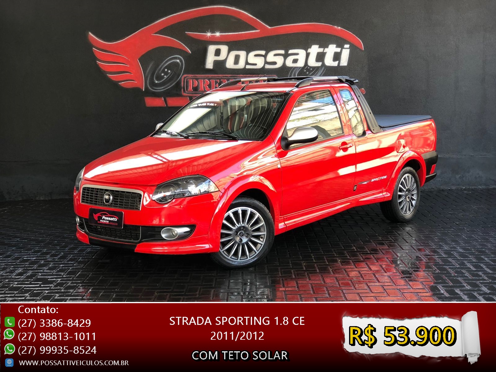 🚗FIAT STRADA SPORTING 1.8 CE 2011/2012... - Possatti Veiculos | Facebook