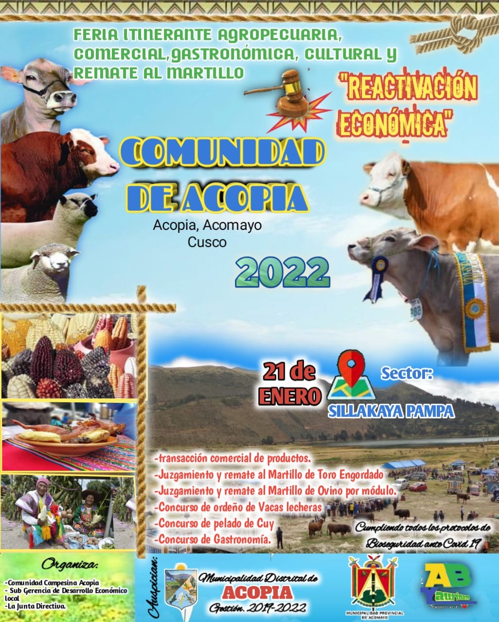⭕ 📢📢La Comunidad... - Municipalidad Distrital de Acopia