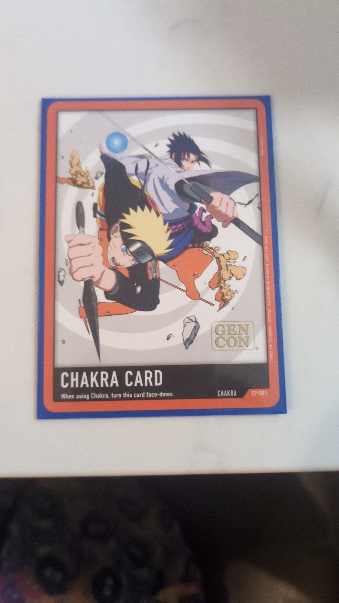 Naruto is at booth 605 for #GenCon2026, and our team got our first