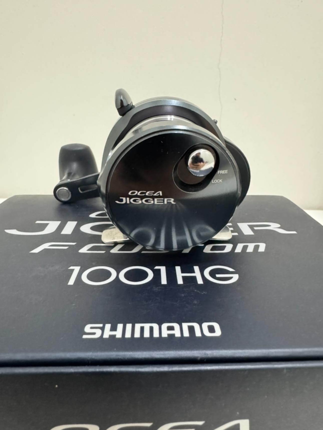 Shimano Ocea Jigger F Custom 1001HG Zen Zagan rod combo for sale