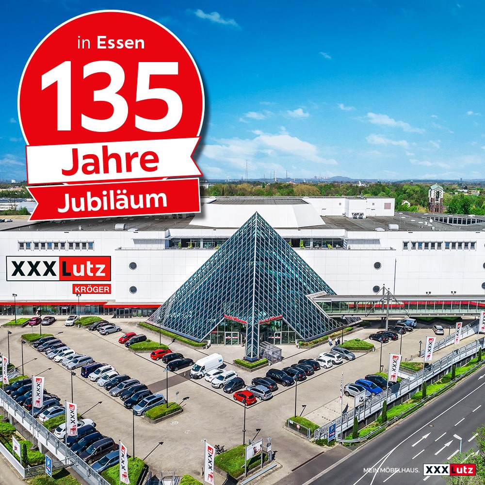 Herzlichen Glückwunsch! 🎉 Unsere XXXLutz Filiale in Essen feiert ihr 135-jähriges Bestehen! 😊 Weiter so!