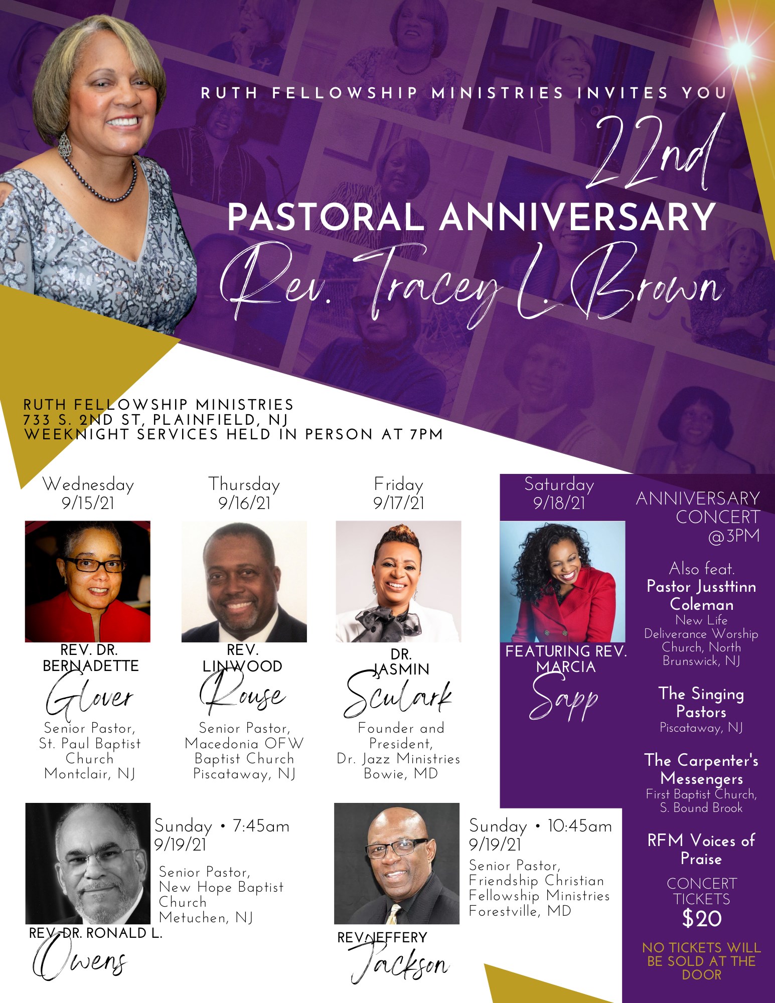 Ruth Fellowship Ministries - The 22nd Pastoral Anniversary honoring our ...