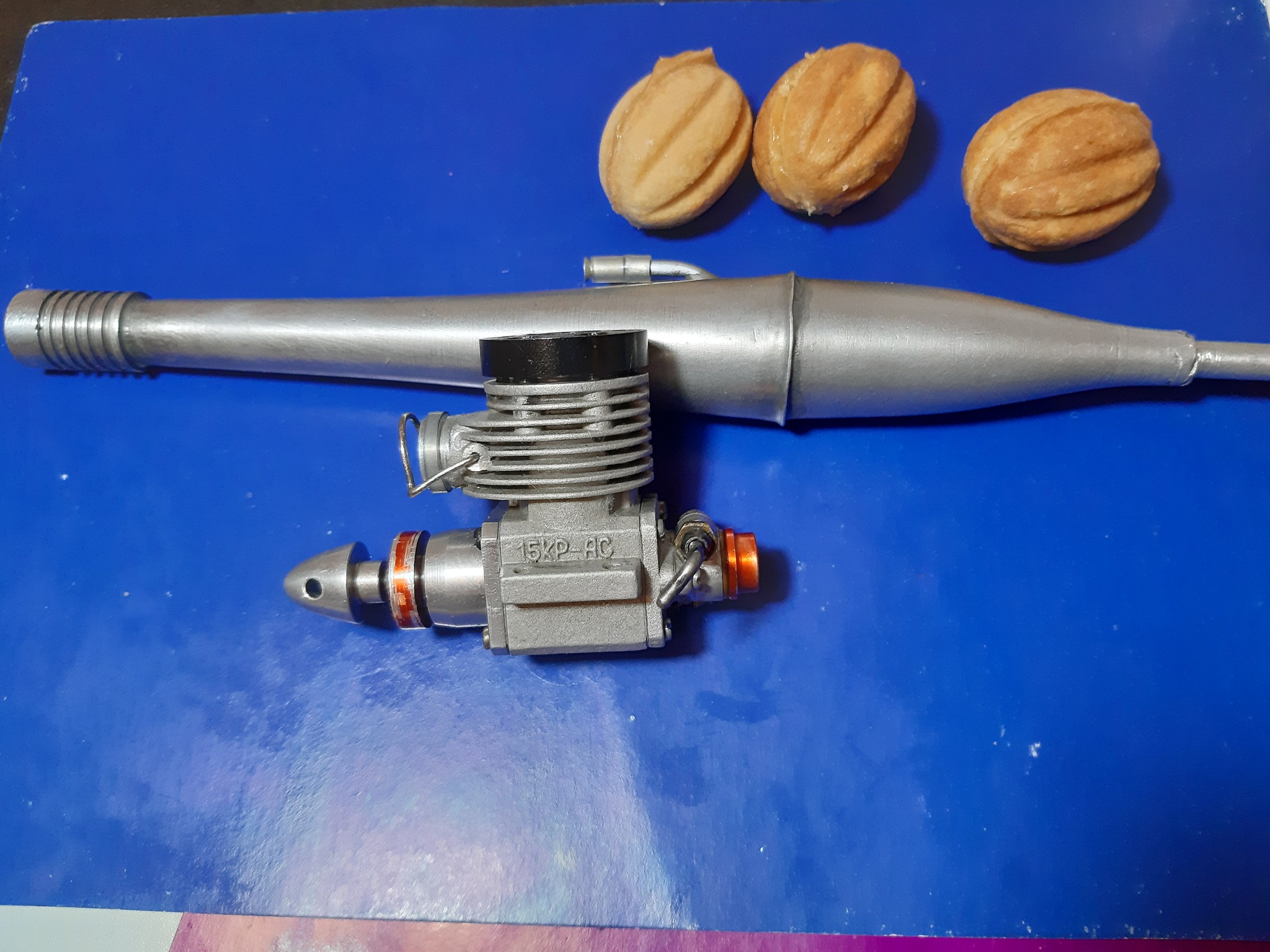 ЦСТКАМ 1.5 КР-АС engine with new piston kit and custom pipe