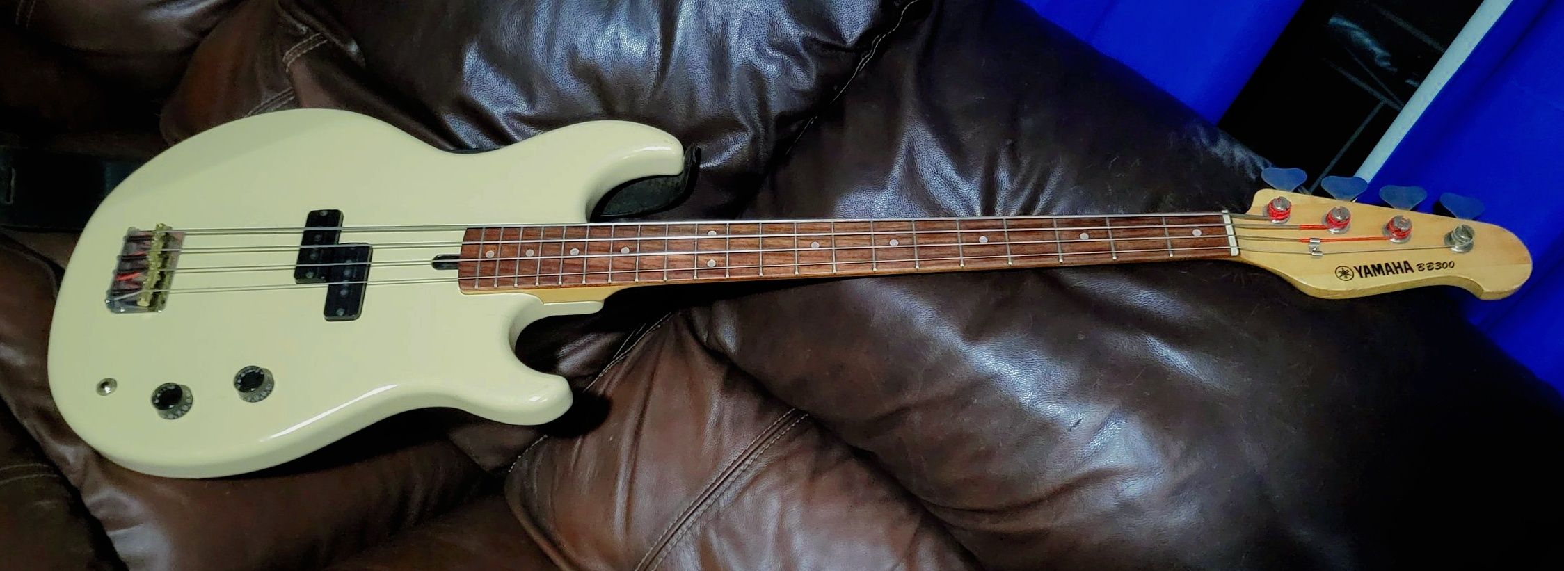 Yamaha Broadbass and vintage BB300 bass guitars