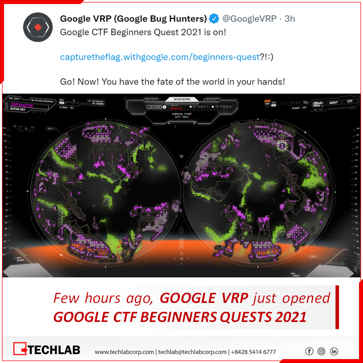 Vài tiếng trước, #Google VRP (Google... - Techlab Corporation