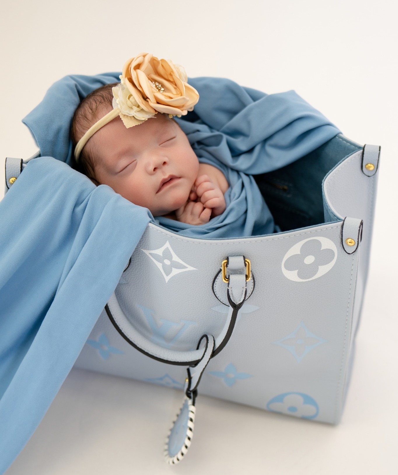 baby louis vuitton backpack White & Blue Watercolor Monogram Discovery  Savonches trend silhouette of this montsouris mini backpack is made from monogram coated canvas on a cowhide Lv Baby Backpack - Louis