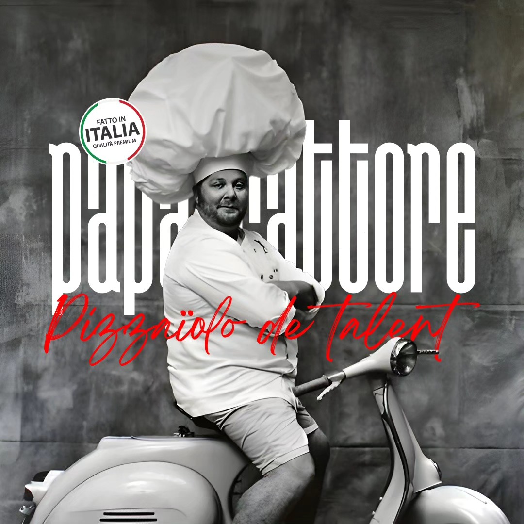 Cappello da fattoria della famiglia Raether con toppa in pelle (rotondo) - Italia
